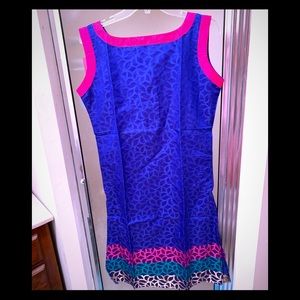 💗 Pretty Dress with Colorful Accents Size L 💙
